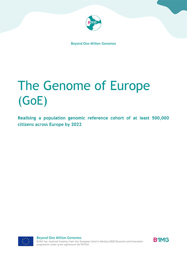 The cover of the Genome of Europe document